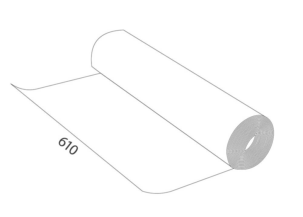 Rollo magnético de pvc blanco medidas