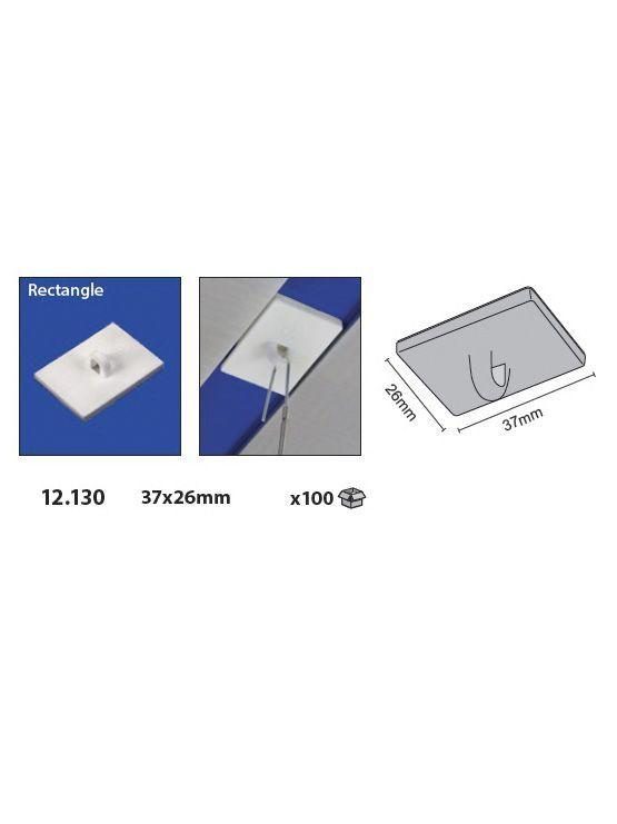 Botón adhesivo con gancho modelo 12.130