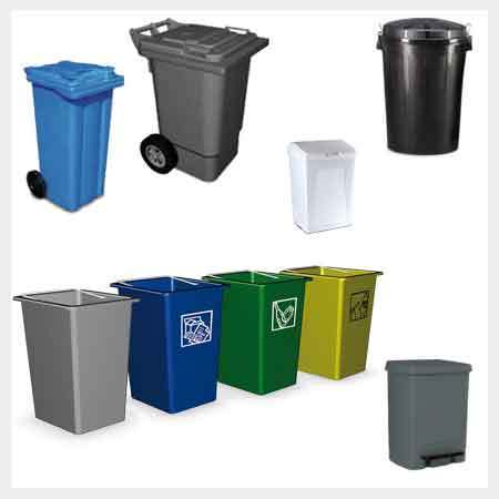 Cubos Basura y desperdicios o reciclaje