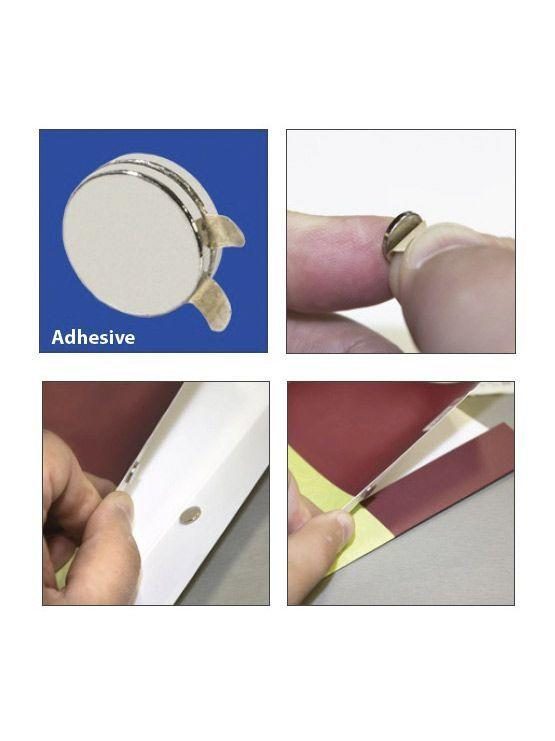 Detalle del Disco Magnético Autoadhesivo
