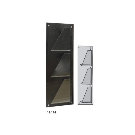 Porta Catálogos para uso de pared modelo 13.114