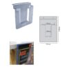 Porta Folletos PVC con Adhesivo y Agujeros