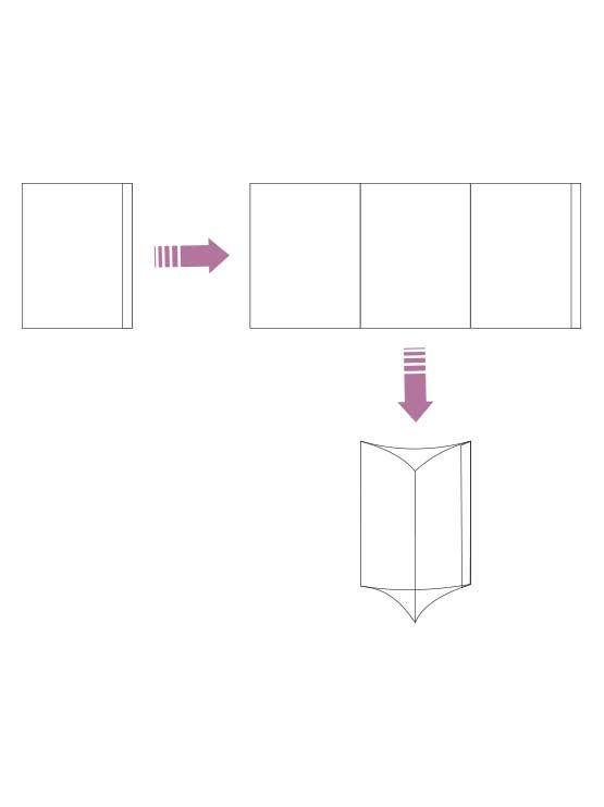 Porta Gráfica Triangular en PVC montaje