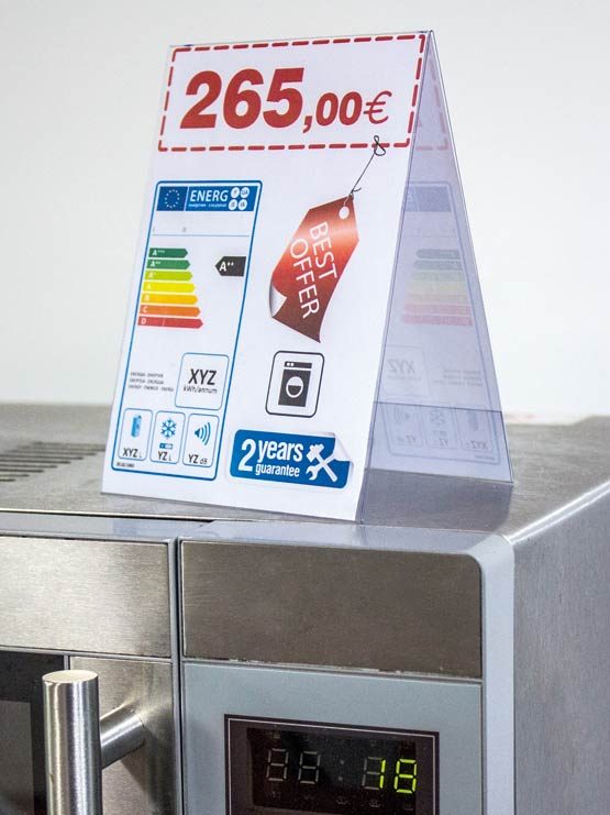 Porta gráficas en PVC 2018