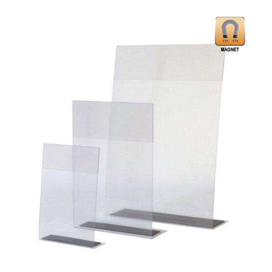 Porta Gráficas PVC con Imán doble