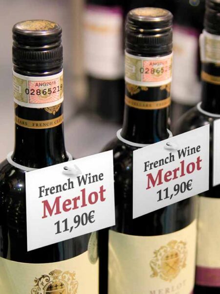 Porta precios para botellas 2019