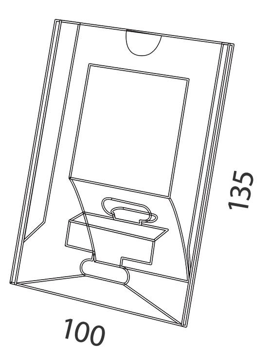 Soporte PVC para Calendarios medidas