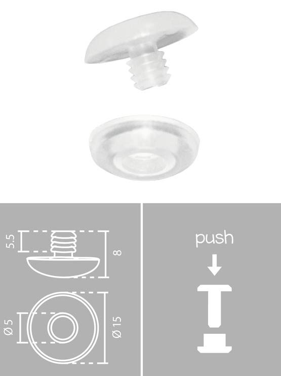 Tornillo de plástico 12.283