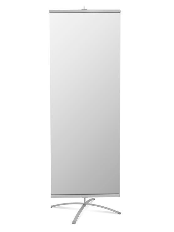 banner publicitario en blanco