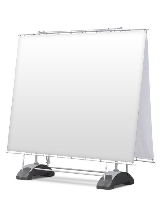 Banner XL doble para exterior peque blanco