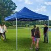 Carpa plegable Acero 3 metros azul