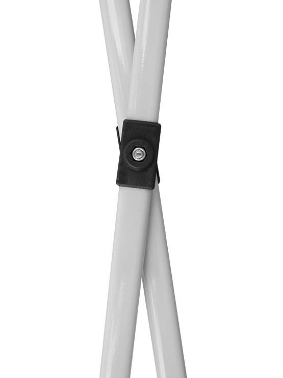 Carpa plegable acero detalle