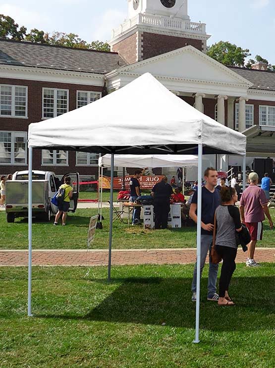 Carpa plegable de Acero 2x2 m para eventos de publicidad