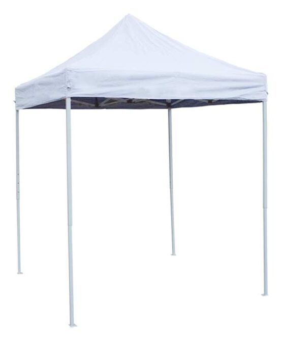 Carpa plegable de Acero 2x2 m blanca