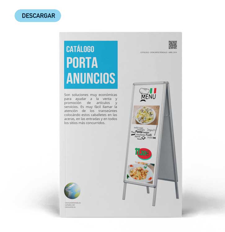 descargar catálogo porta anuncios