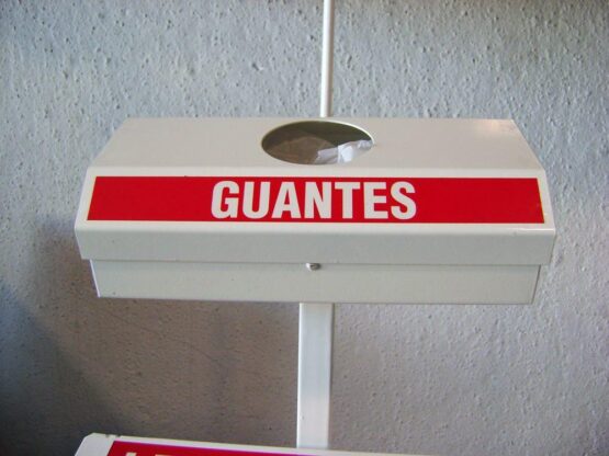 dispensador de guantes para supermercados