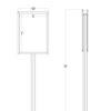 display doble cara medidas