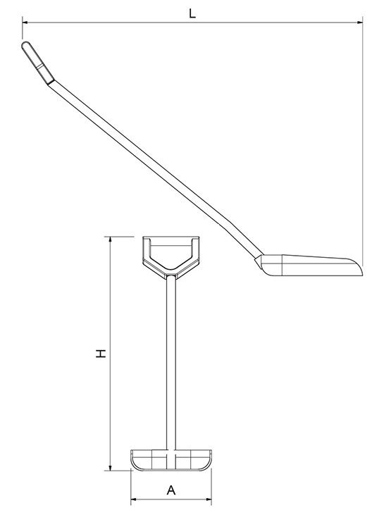 Pala para Hielo medidas 2018