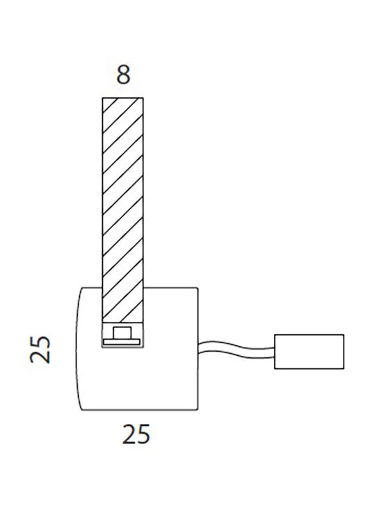 Perfil LED para letreros medidas