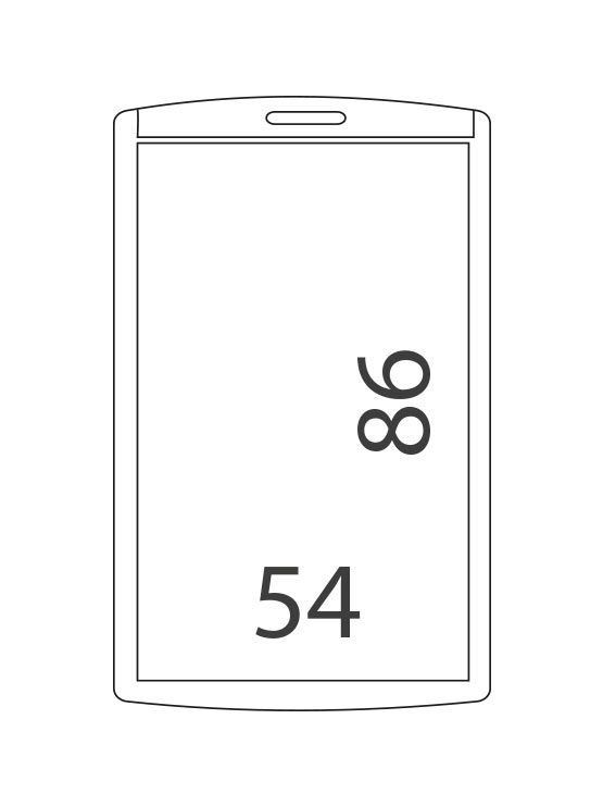Porta tarjeta de identificación vertical medidas