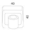 Imán Terminal para Tubo (20 unidades) - Imagen 2