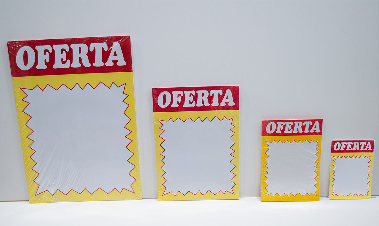 Cartel Oferta (100 unidades)