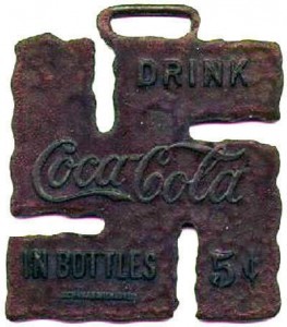 Esvástica utilizada por Coca-Cola