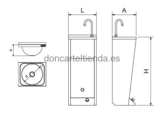 Lavamanos Inox xs imagen 2