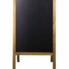 Pizarra Negra Doble de Caballete 800 x 530 mm frontal
