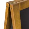 Pizarra Negra Doble Impermeable superior