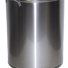 Cubo de Basura Inoxidable con Tapa y Ruedas