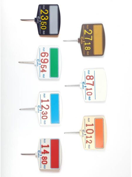 Portaprecios Universales Modelo Titanio
