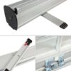 Roll Up BANNER detalles de las piezas del pie