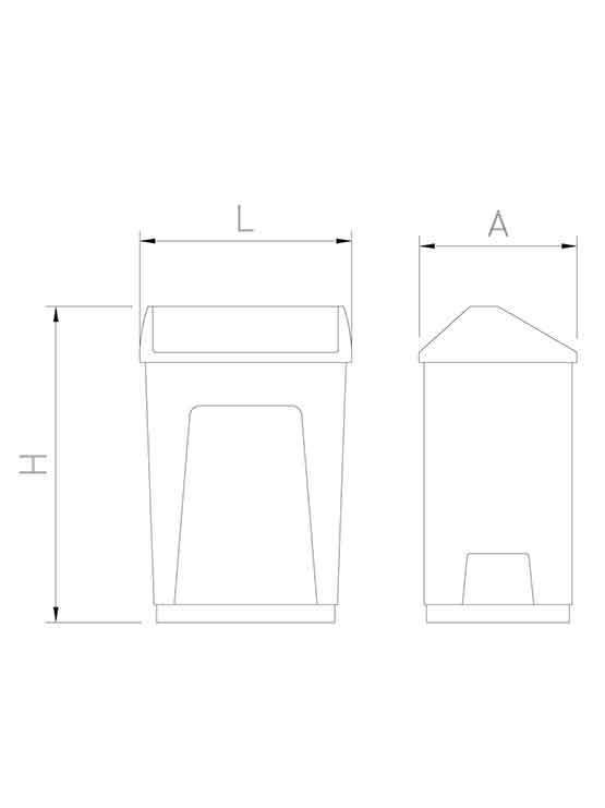 Contenedor de Plástico con Tapa imagen 2