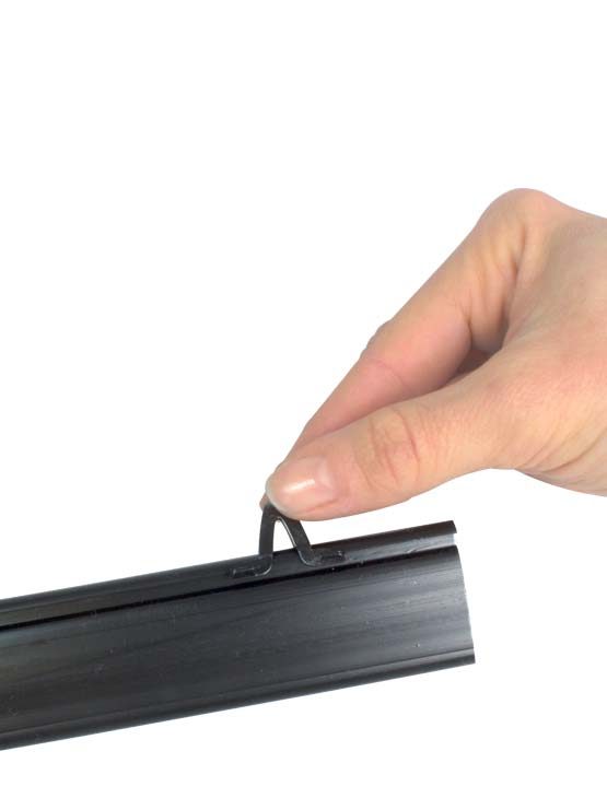 Porta Cartel modelo StrongClip detalles