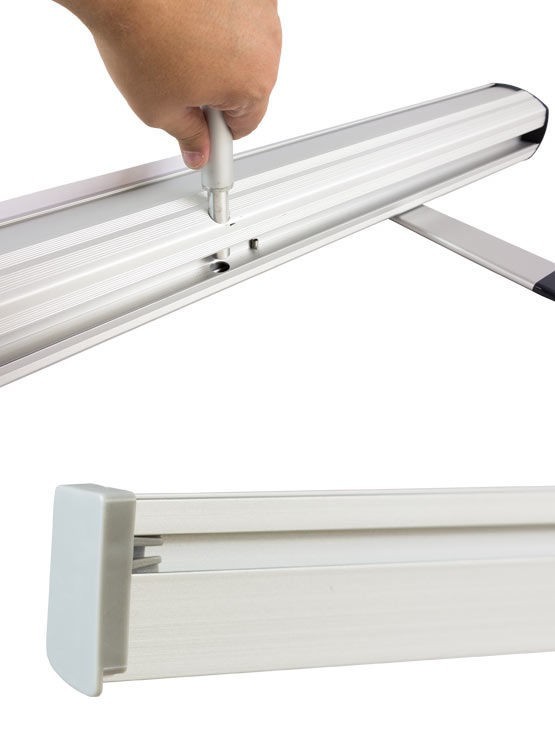 Roll Up tres metros detalle tres