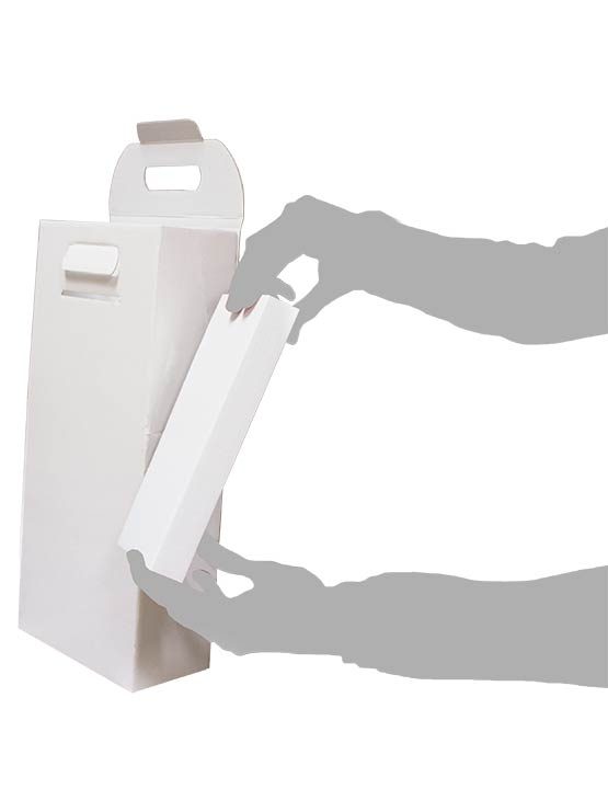 Cajas para botellas detalles grandes