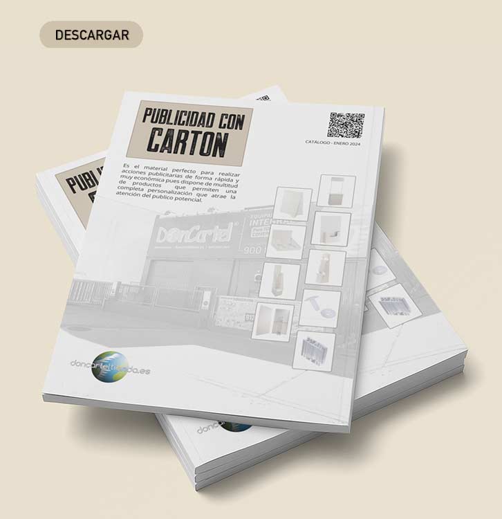 descargar catálogo PDF publicidad con cartón 2024