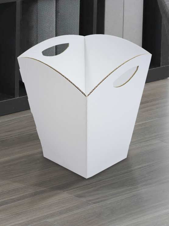 Papelera de cartón