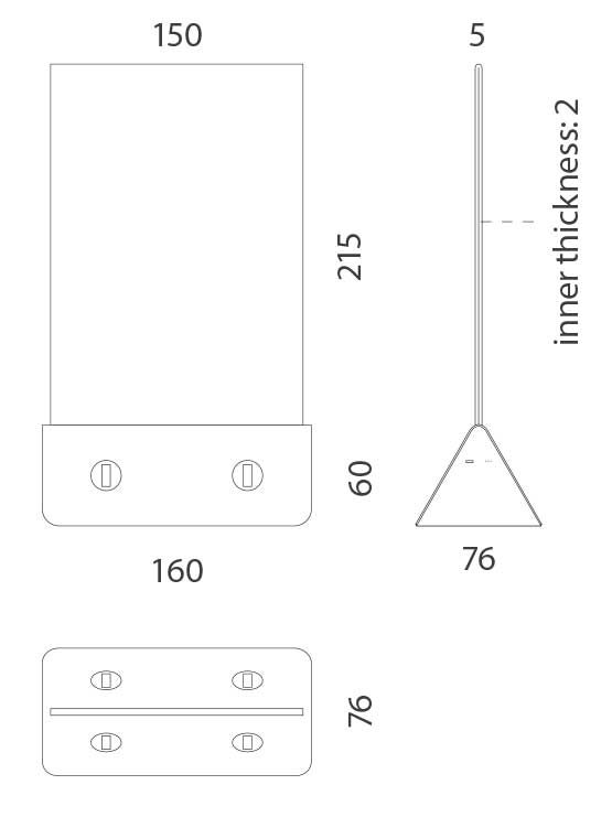 Cargador de móviles con display medidas