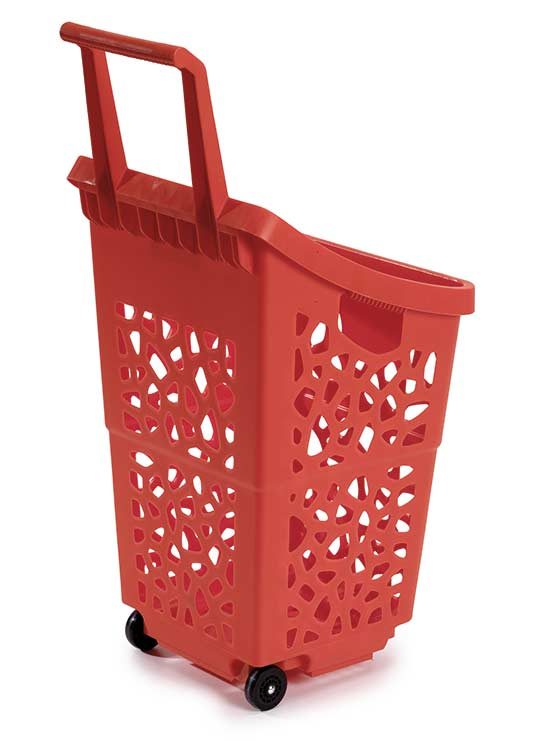 cestas para supermercado parte trasera
