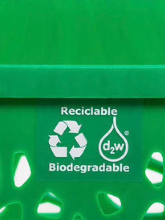cestas para supermercado reciclables