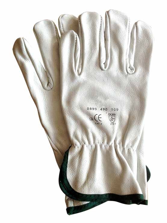 Guantes industriales de piel