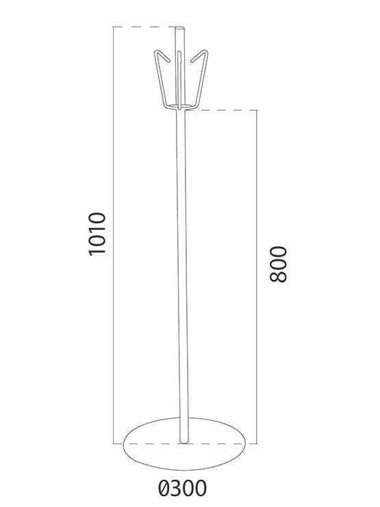 Soporte para bolsos medida