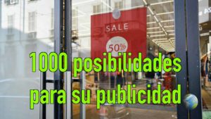 Cartelería tiendas. Portafolletos, portacatálogos, portamenús