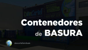 Contenedores de basura industriales, barreños, cubos de basura grandes