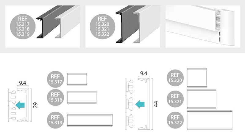Letreros de plástico para pared despiece 2