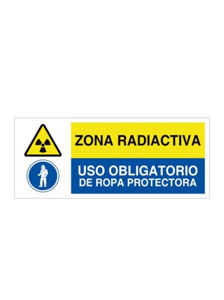 Zona radioactiva y uso obligatorio