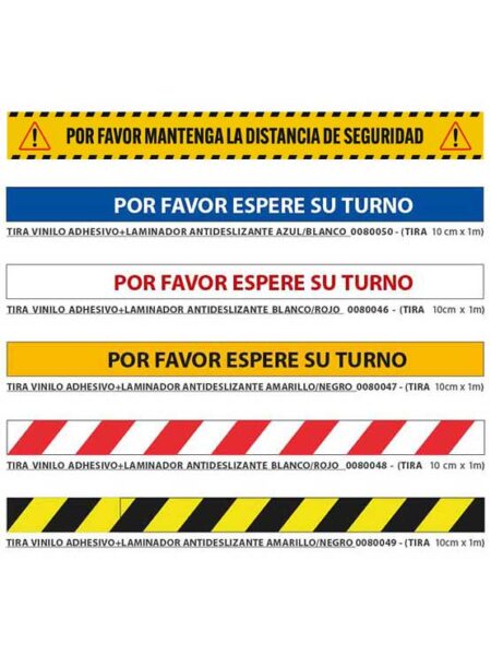 Pegatinas suelo antideslizantes de seguridad en vinilo adhesivo