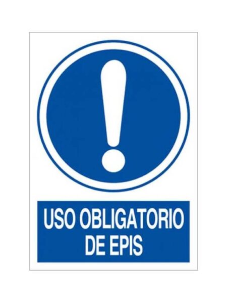 Cartel uso obligatorio de epis